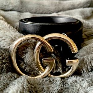 Gucci Mens Belt with Double G Buckle